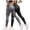 Dark Gray, variant on felwors 2 Pack High Waist Compression Leggings Women Seamless Solid Yoga Pants Workout Fitness Dark Gray for Size XL