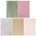 thumbnail image 1 of OULII 5Set Glitter Faux Sheets Glitter Paper for Craft Pink 11.8X7.9X0.08in, 1 of 4