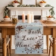 thumbnail image 2 of Table Runner 60 Inches Long for Kitchen Dining, Country Star Brown Dresser Scarf Farmhouse, Dining Table Decorations for Wedding/Parties, Vintage Rustic Texas Stars Wooden 13 x 60 In, 2 of 8