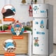 thumbnail image 4 of Adornos navideños, adornos navideños, regalos navideños, imán magnético navideño para refrigerador, muñeco de nieve, gnomo, decoración navideña, adhesivo magnético para puerta de garaje, imanes magnét, 4 of 7