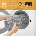 thumbnail image 2 of Tripumer  Bathroom Rugs Sets 2 Piece Chenille Bathroom Mat Sets Shaggy Microfiber Rugs Sets Bathroom Mats for Bathroom Extra Soft Absorbent Light Gray, 2 of 8