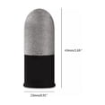 thumbnail image 3 of 6pzs Guantes Dedales Dedos Gamer Original Touch Profesional NEGRO GRIS, 3 of 5