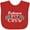 Red, variant on Inktastic Future Pit Crew Racing Flags Boys or Girls Baby Bib