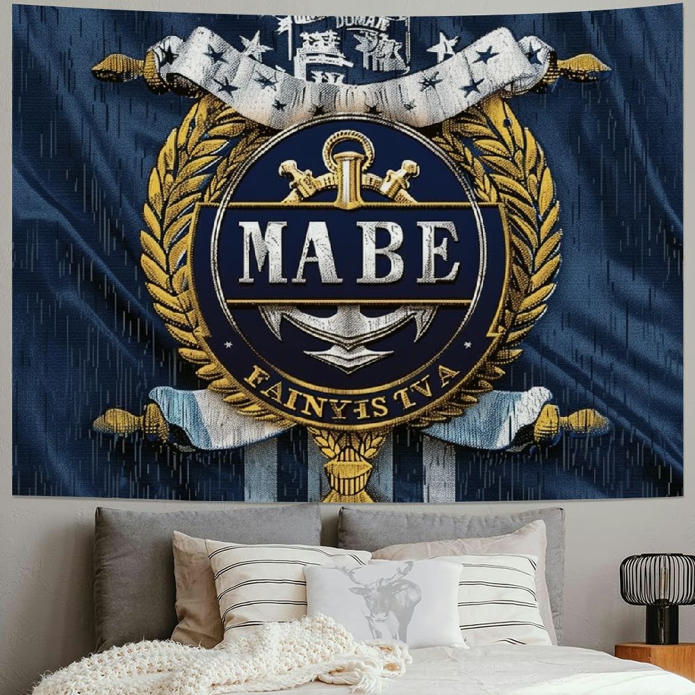 BCIIG PCW US Navy Strong Blanket Gift Military Tapestry Throw Woven from Cotton Made in The Walmart