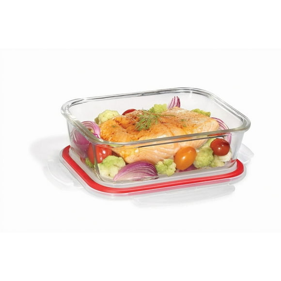 Starfrit LocknLock Glass 34oz / 1L rectangular container, Borosilicate glass