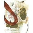 thumbnail image 2 of Goldberger, Jennifer 25x32 White Modern Wood Framed Museum Art Print Titled - Rusted Loops I, 2 of 4