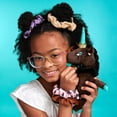 Afro Unicorn 4pc Soft Hair Scrunchies + Plush Unicorn Doll Set Fuzzy