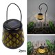 thumbnail image 3 of Farol solar colgante con asa, de metal, artesanal, IP55, impermeable, decorativo para jardín. Solo linterna, 3 of 9