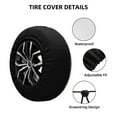 thumbnail image 2 of Naloa Mandala PVC Leather Spare Tire Wheel Cover for Car Truck SUV Camper Trailer Universal Fit many size16 inch, 2 of 6