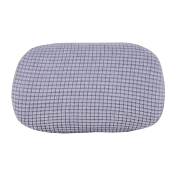 Funda de cojín de repuesto para silla de ordenador, funda de almohada para silla giratoria, funda de almohada para oficina Gris oscuro