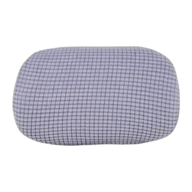 Funda de cojín de repuesto para silla de ordenador, funda de almohada para silla giratoria, funda de almohada para oficina Gris oscuro