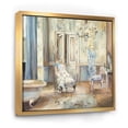 thumbnail image 1 of French Boudoir Bath I - Traditional Bathroom Framed Canvas, 1 of 3