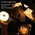 thumbnail image 2 of Tira de lámpara LED para acampada, cinturón de luz reciclable impermeable, decoración de jardín al aire libre, habitación de tienda de campaña, 10M de longitud, 2 of 4