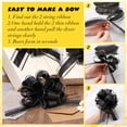thumbnail image 4 of Pull Bows WILLBOND - Papel de regalo (20 unidades, 15 cm), color negro, 4 of 6