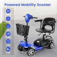 thumbnail image 4 of WOOKEN Mobility Scooter for Adults, Seniors, 24V 12AH Electric Powered Wheelchair Device, 250W 4 Wheels Compact Folding Duty Mobile for Elderly, 4 of 17