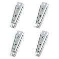 thumbnail image 1 of Ganchos para sofá (2 unidades), conectores para sofá seccional, resistentes y fáciles de instalar. Blanco plateado, 1 of 9