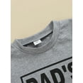 thumbnail image 5 of Toddler Boy Summer Shorts Set Daddy's Little Dude T-Shirt + Ripped Denim Shorts 2 Piece Casual Outfits, 5 of 9