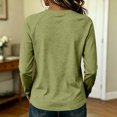 thumbnail image 5 of Basysin Women's Long Sleeve Shirts V Neck Fall Tops Soft Tshirts Basic Tee Winter Layer Clothing Business Casual Work Fall Outfits, 5 of 5