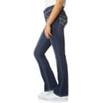 thumbnail image 4 of WallFlower Women's Luscious Curvy Bootcut Mid-Rise Insta Stretch Juniors Jeans (Standard and Plus), 4 of 9