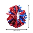 thumbnail image 6 of 4Pcs  Sports Cheerleading Pom Poms Cheer Pompom with Handle Festival Pompoms Cheerleader, 6 of 6