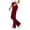 #H-Wine, variant on ZHYou Women's Flare Pants High Waisted Bootcut Leggings Tummy Control Stretch Workout Yoga Trousers with Pockets,Wine,Size XS