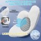 thumbnail image 5 of Almohada Lumbar para Dormir,Almohada Lumbar de Masaje eléctrico.Memory Foam para Aliviar el Dolor de Espalda,cojin para Silla y Respaldo de Oficina Adecuado para Camas, sofás, Asientos de Coche., 5 of 7