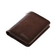 thumbnail image 2 of keepw Leather Men Wallet Small ID Credit Card Holder Trifold Pocket Retro Bifold Short Multi-Function Purse Money Coffee Three-folding, 2 of 6