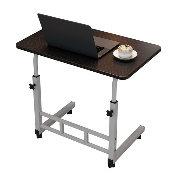 Garderth Standing Desk With Wheels,Stand up Desk Adjustable Height,Small Rolling Computer Desk,Portable Laptop Table For Home Office Study Bedroom