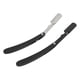 thumbnail image 1 of 2Pcs Barber Razor Holder Straight Edge Old Style Manual Shaver Hair Styling Shaving Supplies Silver Black, 1 of 5