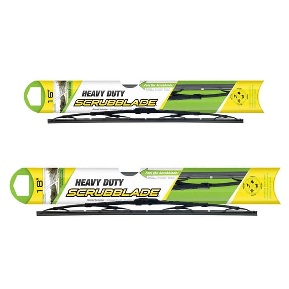 For American Motors Pacer Triumph TR7 Scrubblade Platinum Wiper Blade Set - BuyAutoParts