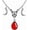 Black/Red/Purple, variant on Moon Crystal Necklace Vintage Punk Black Crescent Necklace Red Statement Gothic Jewelry for Women Purple Halloween Costume Jewelry