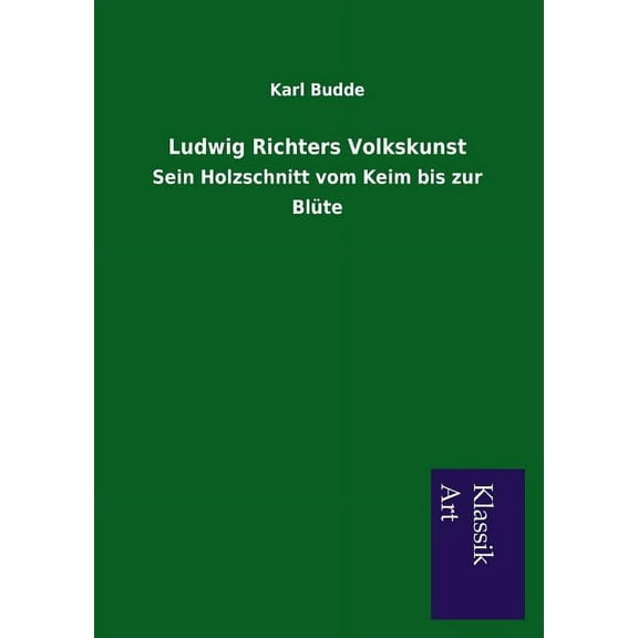 Ludwig Richters Volkskunst (Paperback)