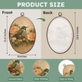 thumbnail image 2 of Oval Framed Wall Art Among Pink Roses Vintage Botanical Soft Pastel Tones Canvas Wall Art Oval Vintage Wall Decor Prints Hanging Decor for Home Bedroom Living Room Office 8"x11.4", 2 of 7