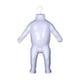 thumbnail image 1 of Maniquí infantil con forma de vestido, fácil de almacenar, modelo de 21,65 pulgadas de altura, exhibición de calcetines, cuerpo de maniquí realista du Blanco, 1 of 9