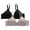Gray, variant on Gufahion 2 Pack Bras for Women No Underwire, Push Up Bras, Breathable and Comfy Bras Everyday Bras, Gifts for Her