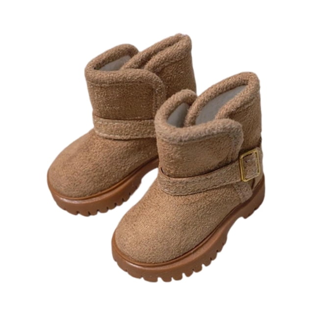 DOMELAY 1/4 Scale Figure Snow Boots Simulation Miniature Female Action Figures Shoes brown