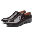 thumbnail image 3 of Men's Business Casual Leather Shoes Breathable Comfortable Formal Office, 3 of 4