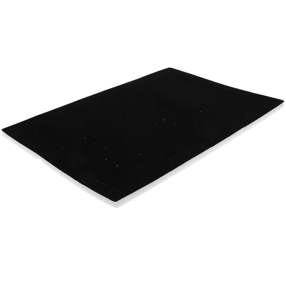 NICEXMAS Black Foam Jewelry Insert Mat with Slots for Earrings and Small Jewelry Display