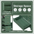 thumbnail image 4 of GDF Studio Modern 30" Bathroom Vanity with Ceramic Sink, Soft-Close Door, and Ample Storage, Green, 4 of 19