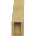 thumbnail image 4 of Ekena Millwork 5"W x 12"D x 16"H Funston Rough Cedar Woodgrain TimberThane Knee Brace, Primed, 4 of 6