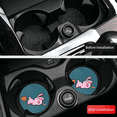 thumbnail image 3 of Posavasos para portavasos de coche, absorbente, bonito, divertido, moderno, diseño de personajes de dibujos animados, goma, nuevo Vhermosa Bar y Coctelería, 3 of 5
