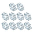 thumbnail image 1 of Unique Bargains 30 Pack 9-11mm Double Ear Hose Clamp, Galvanized Steel Crimp Rings, 1 of 6