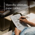 thumbnail image 3 of reMarkable Paper Pro Bundle – Leather Folio | 11.8’’ Color Display and Reading Light | Includes reMarkable Paper Pro Paper Tablet, Marker Plus Pen, and Book Folio Case in Black Premium Leather, 3 of 5