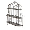 thumbnail image 1 of Heather Ann Creations W190938-BCOP 48 in. Alexander 3 Shelf Bakers Rack - Blackened Copper, 1 of 1