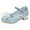 Z02 Blue, variant on Girls Boots - Girls Princess PU Sequins Shoes Silver Performance Party Wear Lightweight Comfortable Sole Dress Shoes Fashion Kids Celebration Footwear - Toddler Boots,Color:Silver,Size:34