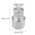 thumbnail image 3 of 37/21PT Hollow Car Anti Theft Wheel Lock Lug Nut Screw Removal Key for BMW, 3 of 10