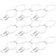 thumbnail image 3 of 10pcs Glass Canning Jar Accessories Wide Mouth Mason Jars Wire Clamp Sealed Buckle Kitchen Storage Can Sealing Fastenings Replacement, 3 of 5