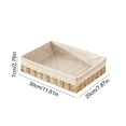 thumbnail image 3 of Dvumao Vines Woven Storage Basket, Polyester Clothing Storage Basket, Multi-Purpose Storage Tray, 3 of 7
