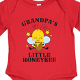 thumbnail image 4 of Inktastic Cute Bee Grandpa's Little Honeybee with Stars Boys or Girls Long Sleeve Baby Bodysuit, 4 of 5