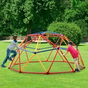 ENYOPRO 6.8ft Outdoor Climbing Dome, Kids Jungle Gym Dome Climber, Playground Climber for 3-5 Years Old, Climbing Toys for Outside, Rust & UV Resistant Steel Climbing Structures, Max 439lbs